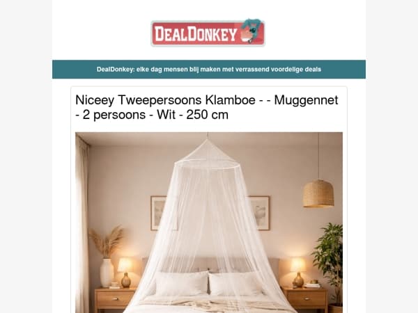 Niceey Tweepersoons Klamboe - Stofzuiger - Toilettas - Koelbox - Dashcam