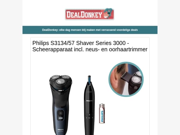 Philips Scheerapparaat - Douchekruk - Behangstomer - Olieradiator - Terrasverwarmer