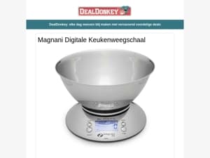 Magnani Keukenweegschaal - Decoupeerzaag - Laptoptafel - Vaatwastabletten - Messenset