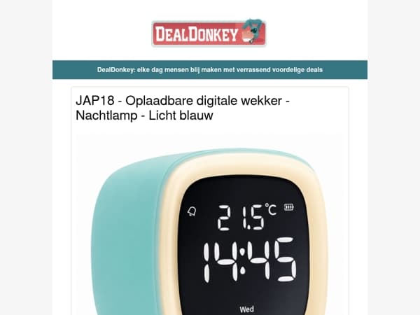 Digitale wekker - Autostoel Organizer - Ontharingsapparaat Set - Kruk met Rugleuning - Kledingstomer