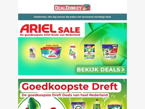 ARIEL en Dreft Sale - Nergens GOEDKOPER✅🤑