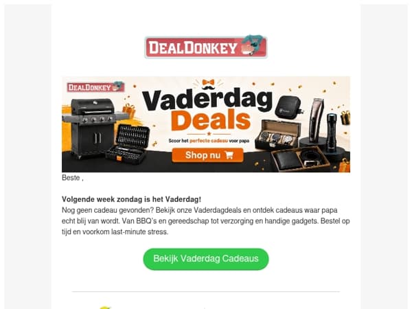 Vaderdag Deals - Verras hem groots met onze Vaderdag deals