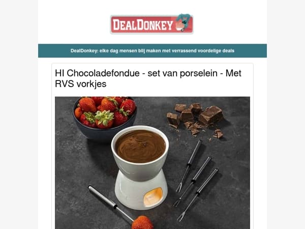 Chocoladefondue - Leren BBQ Schort - Alpina Fohn - Sony Wekkerradio