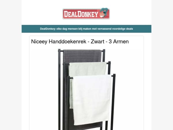 Handdoekenrek - Opvouwbare Bench - Karaoke Speaker - Led Kaarsen