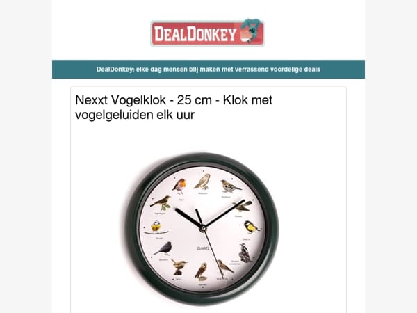 Nexxt Vogelklok - Raamlamellenreiniger - FlinQ Solar Lamp - Opstapje Theepot