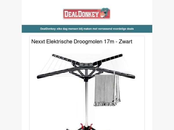 Elektrische Droogmolen - Tafellamp - Klok - Ariel Pods - Pannenset