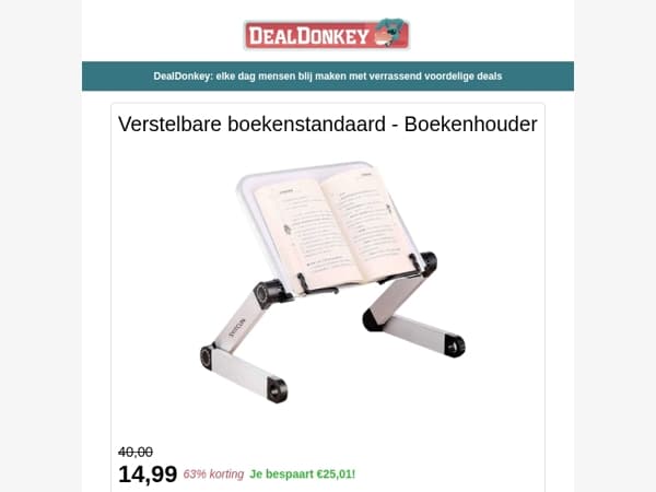 Verstelbare boekenstandaard - 50 Kledinghangers - Stekkerdoos - Gootsteenkastrekje - Paspop