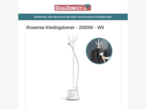 Rowenta Kledingstomer - Boekenstandaard - Serveertoren - Afdruiprek - Spraymop