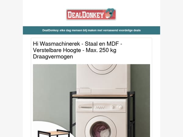 Wasmachinerek - Tuinstekkerdoos - Krabmat - Mini Basketbalbord - Geluidbox