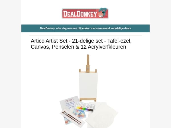 Artico Artist Set - Afdruiprek - Terrasverwarmer - Verrekijker - Weerstation
