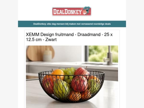 XEMM Design fruitmand - Ijsblokjesmaker - Slagmoersleutel - Gardirex Handblazer - Messenslijper