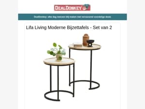 Lifa Living Bijzettafels - Radiatorventilator - Zadelkruk - Olifantknuffel - Ringkandelaars - Bloempothouder
