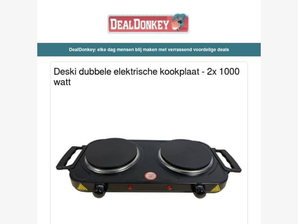 Dubbele kookplaat - Vochtmeter - Aspergepan - Ovensteen - Puppyren