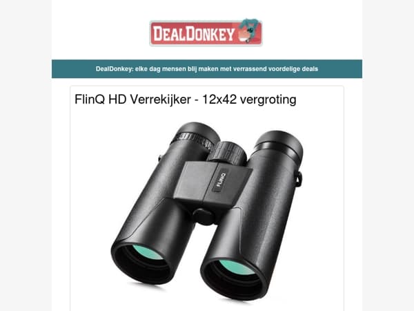HD Verrekijker - Messenslijper - Buitenlamp - Afdekzeil - Ventilator
