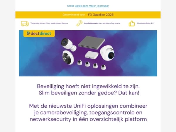 Ubiquiti x installatie deal | DectDirect