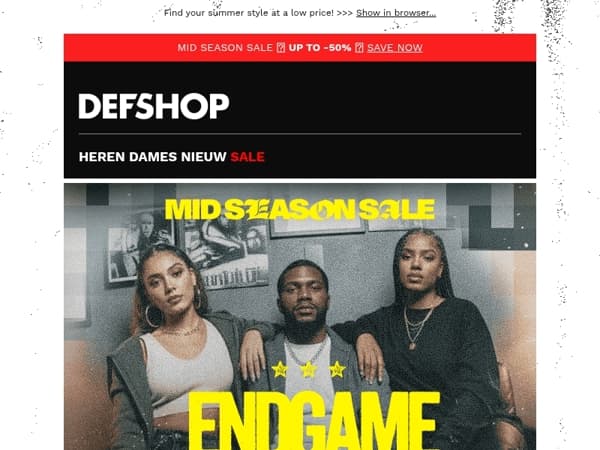 ENDGAME 💥🤯 FROM €6 – From XXXS to 3XL and above.