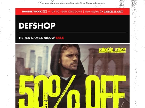 Hoodies ➡️ HALF PRICE | -50% OFF 💥 Just throw them on when you're in a hurry!