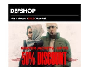 ⚠️ Save up to -50% on winter jackets in the WINTER SALE!