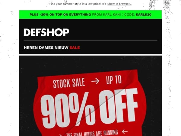 📢 UP TO -90% 📢 only 48 hours left