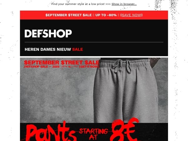 Pants starting at 8€ 🤑 You decide how high you want to go. YOUR FIT, YOUR PRICE!