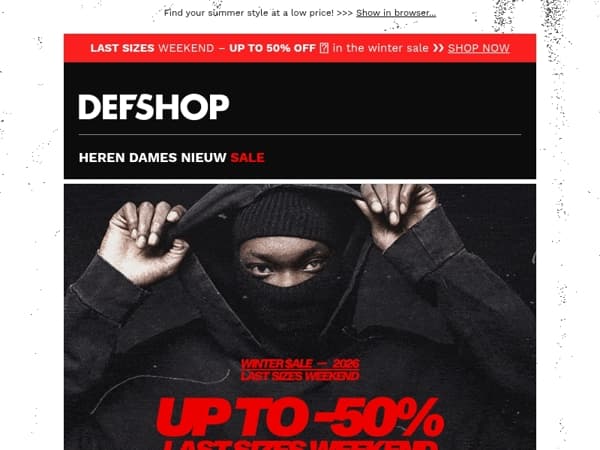 Last Sizes 📢  Up to 50% off trendy items from XS to 6XL!