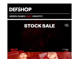 Big STOCK CLEARANCE 🛒🔥 UP TO -80% in the End of Season Sale!