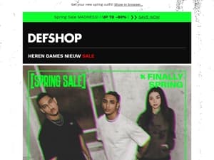 Spring Sale MADNESS 💸 UP TO -80% 💸 on your spring outfit!