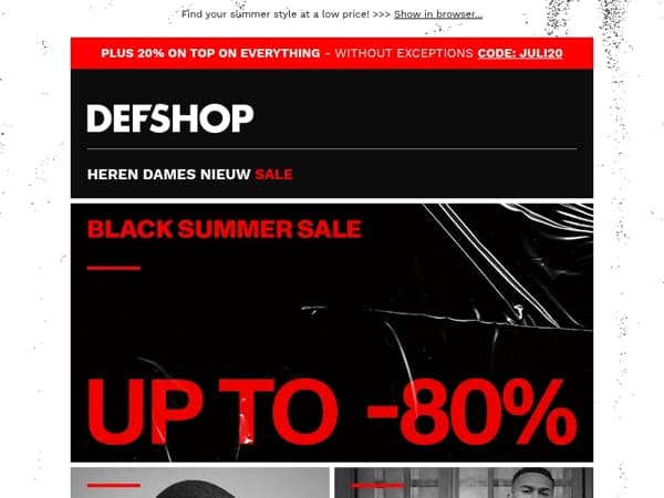 ⚡ Black Summer Sale – UP TO 80% OFF ⚡