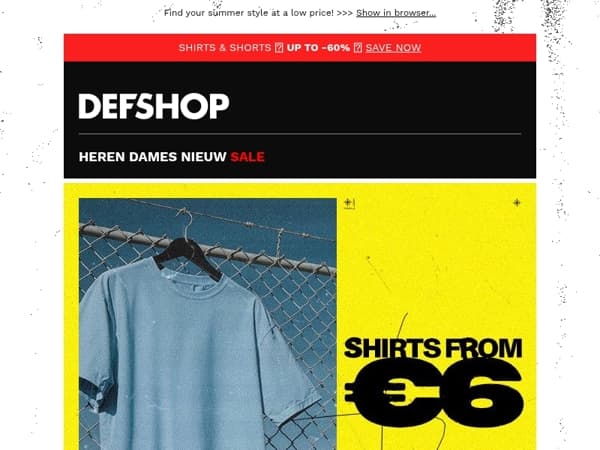 📢 DEF-ALARM 📢 T-Shirts from €6