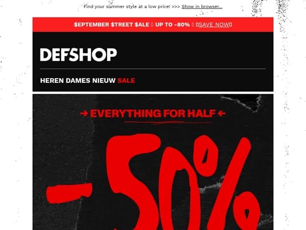 Save -50% AND MORE on your favorite brands ✔️