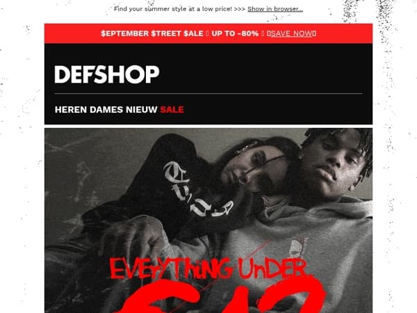 💥 Everything under 12€ 💥 No joke, ONLY DEMOLITION! Basics, streetwear & more.