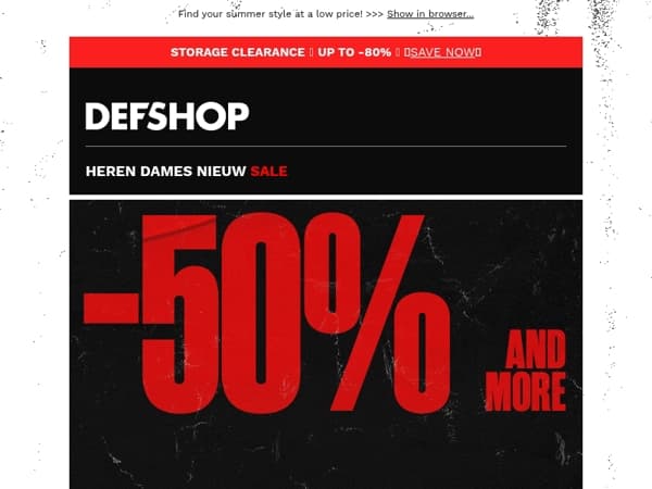 📢 EVERYTHING HALF PRICE 📢 Over 2,000 new items!