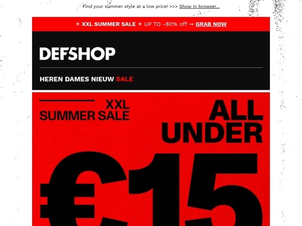❌ EVERYTHING UNDER 15€ in the XXL SUMMER SALE ❌ worth it!