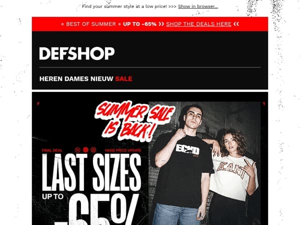 Last Sizes 🚨📏 UP TO -65% OFF XXS through 5XL