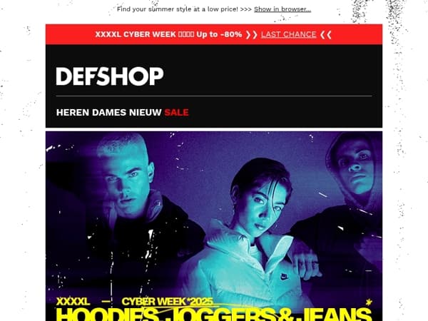 ⚠️ UNDER €25 - Hoodies, joggers, jeans & MORE ⚠️ XXXXL Cyber Week madness!