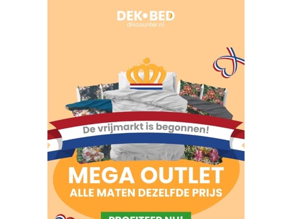 De vrijmarkt is van start🧡