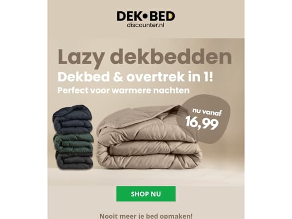 Dekbed & overtrek in 1!