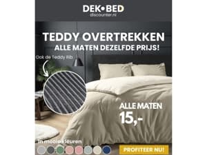 Teddy (Rib) - Alle maten één prijs!