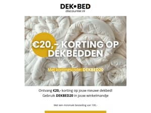 €20,- korting 💛