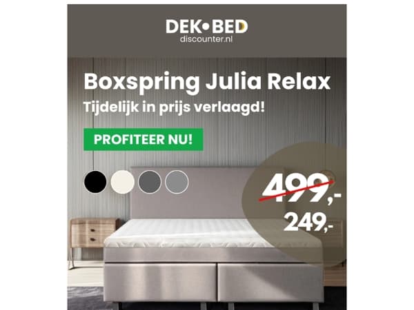Op zoek naar betaalbare boxsprings?