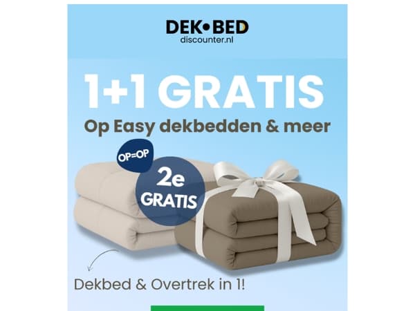 Deze nieuwe actie staat voor je klaar!