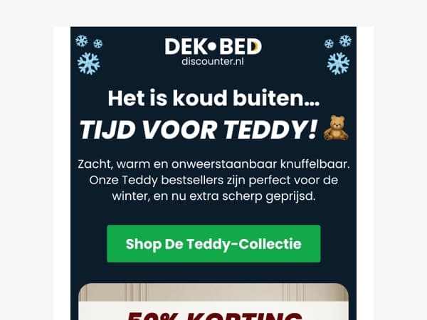 🧸Warm & knuffelbaar tot 50% korting