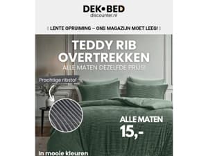 We ruimen op en jij profiteert! 🎉