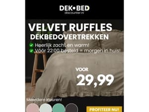 Velvet Ruffles: je nieuwe favoriete dekbedovertrek!