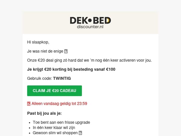 Hey, anderen gingen je voor