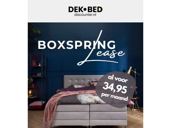 Geen hoge aanschafkosten meer?