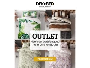 Beddengoed vanaf €4,95 - OP=OP
