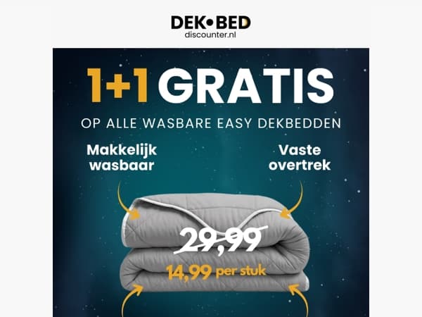 Nooit meer je bed opmaken?