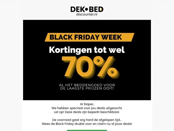 RE: Jouw speciale korting wacht!