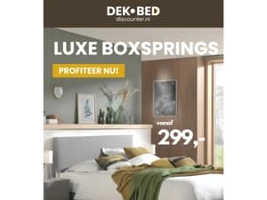 Luxe (betaalbare) Boxsprings 👑